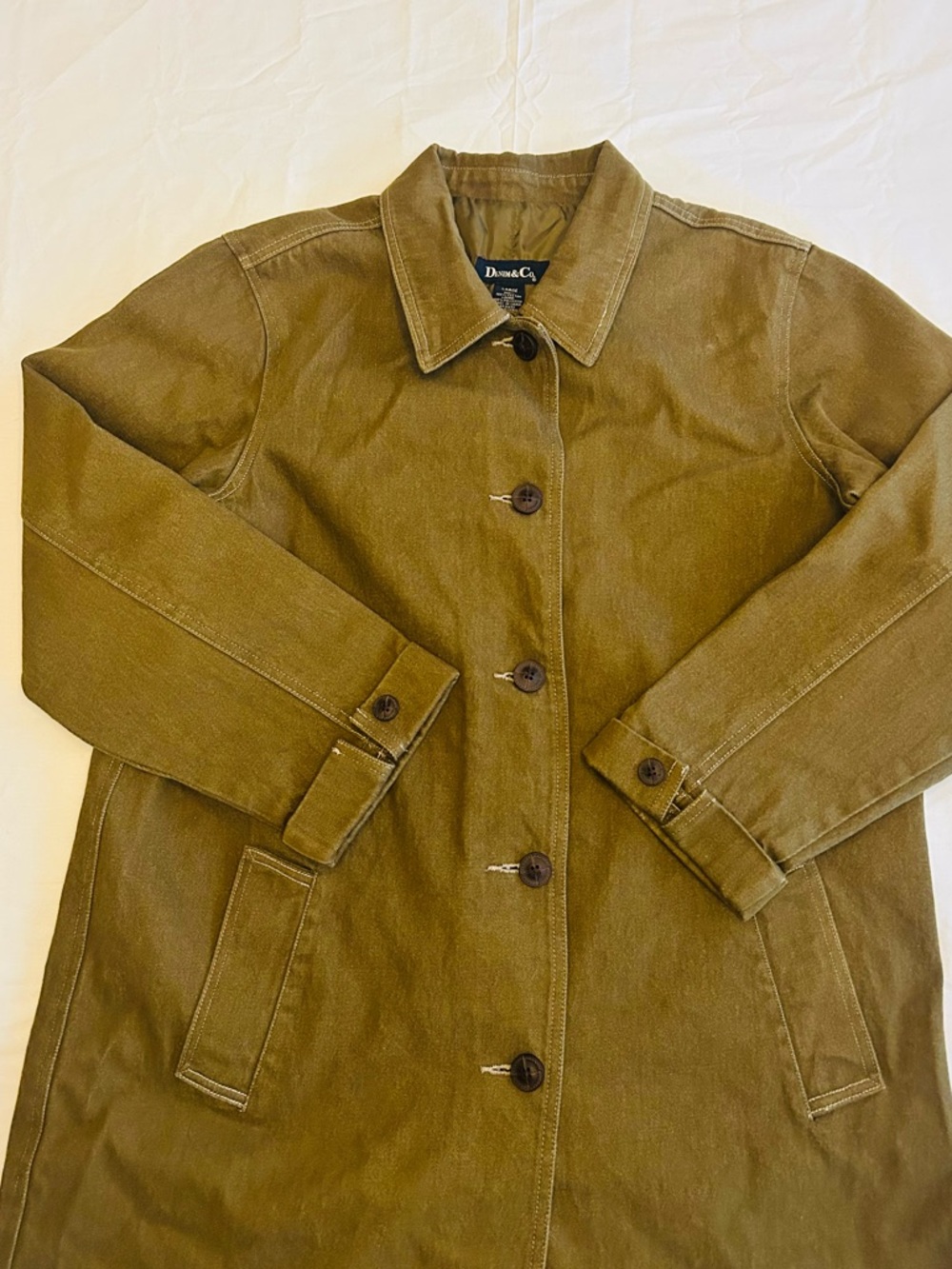 Vintage 1990’s Denim & Co. Women’s Trench Coat - Picture 14 of 15